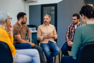 group therapy session in php
